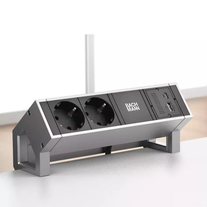 Bachmann 917.229 CM modul replikátora portov, USB-C PD 100 W, 2x USB-A, Mini DisplayPort, RJ45