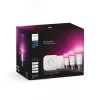 Smart-Lighting-Kit Philips Hue White and Colour Ambience Starterkit – 3× E27 11W žiarovky, Bluetooth/Zigbee, stmievač