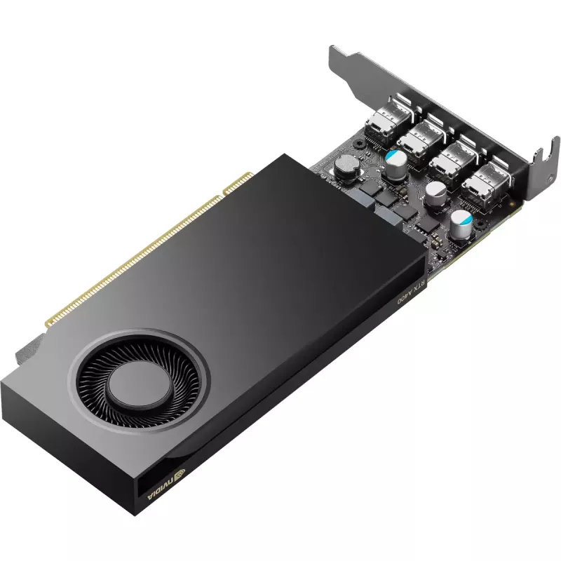 HP NVIDIA RTX A400 4GB GDDR6 grafická karta, 4x Mini DisplayPort (9U277AA)