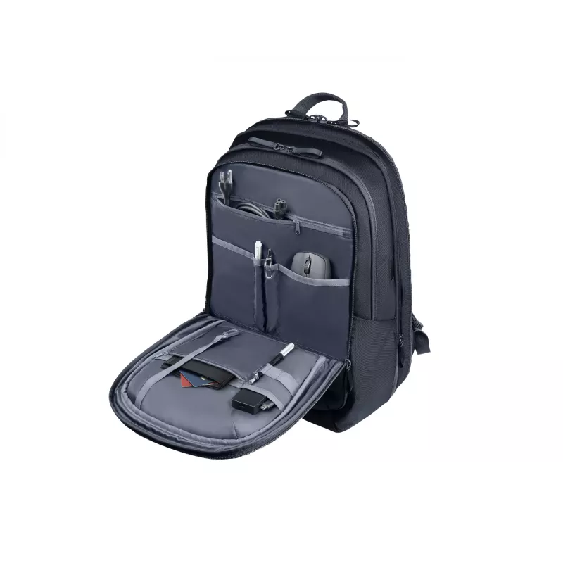 HP Travel Plus batoh na notebook 30 l, 17,3 palca (43,9 cm), rozšíriteľný na 35 l, vrecko s blokovaním RFID, 1,08 kg, grafitovo modrý