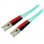 StarTech.com 10m LC/UPC na LC/UPC OM3 multimódový optický kábel, plný duplex 50/125µm zipcord kábel, 100G, nízky útlm vloženia, LSZH optický jumper kábel