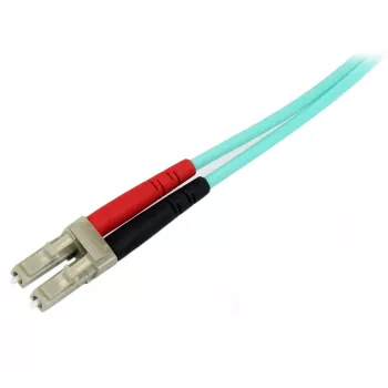 StarTech.com 10m LC/UPC na LC/UPC OM3 multimódový optický kábel, plný duplex 50/125µm zipcord kábel, 100G, nízky útlm vloženia, LSZH optický jumper kábel