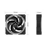 ARCTIC BioniX P120 A-RGB tlakovo optimalizovaný 120-mm ventilátor s A-RGB