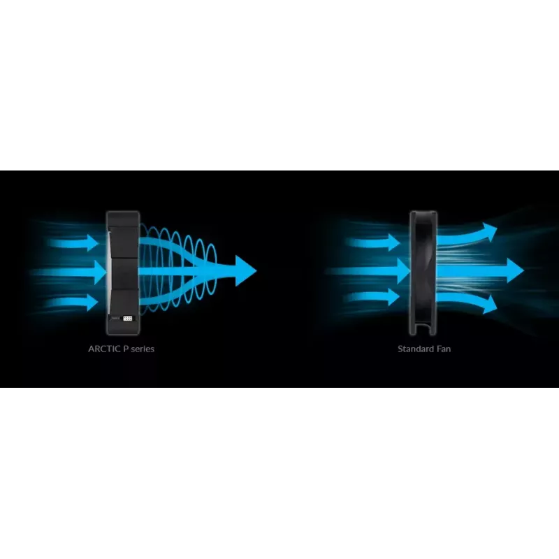 ARCTIC BioniX P120 A-RGB tlakovo optimalizovaný 120-mm ventilátor s A-RGB