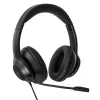 Targus AEH102GL headset káblový s hlavovým mostom hovory/hudba USB Type-A čierna