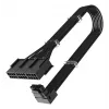 Napájací kábel Akasa G-Nexus PX24 12+4-Pin 8 x 3-Pin čierny