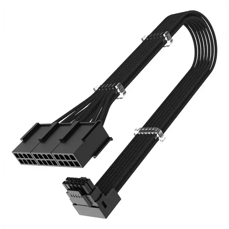 Napájací kábel Akasa G-Nexus PX24 12+4-Pin 8 x 3-Pin čierny