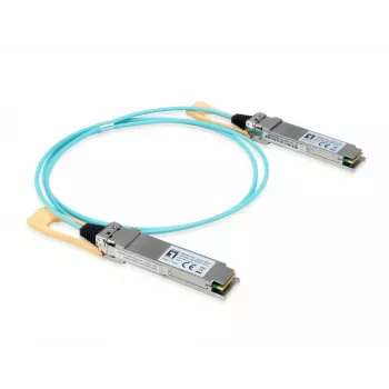 LevelOne AOC-0501 Sieťový transceiver modul Optické vlákno 103100 Mbit/s QSFP28 850 nm