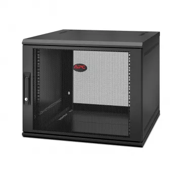APC NetShelter WX AR109SH6, 9U, 19-palcový patch panel, nástenná montáž, predmontovaný, 600 mm hĺbka