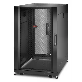 APC NetShelter SX, serverový rack skriňa, 18U, čierna, 925H x 600W x 900D mm