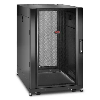 APC NetShelter SX, serverový rack skriňa, 18U, čierna, 925H x 600W x 900D mm