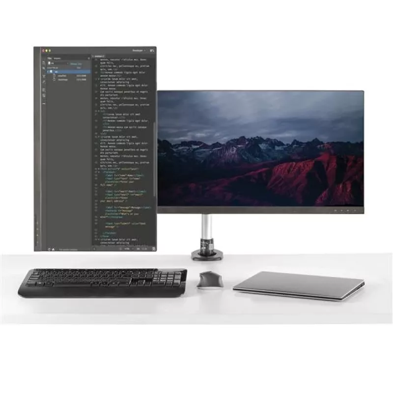 StarTech.com stolová montáž rameno na dva monitory – plne pohyblivé kĺbové – Premium