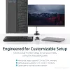 StarTech.com stolová montáž rameno na dva monitory – plne pohyblivé kĺbové – Premium