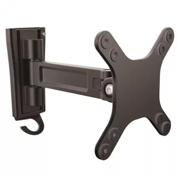 StarTech.com nástenné rameno monitora - jednokĺbové, 15 kg, 33 cm (13 palcov), 68,6 cm (27 palcov), 75 x 75 mm, 100 x 100 mm, čierne