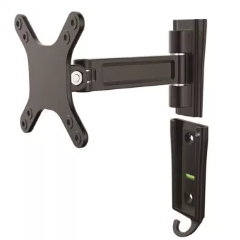 StarTech.com nástenné rameno monitora - jednokĺbové, 15 kg, 33 cm (13 palcov), 68,6 cm (27 palcov), 75 x 75 mm, 100 x 100 mm, čierne