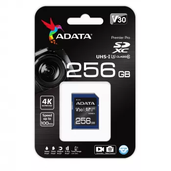 ADATA ASDX256GUI3V30S-R pamäťová karta 256 GB SDXC UHS-I Class 10