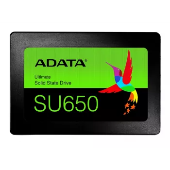 2,5 palcový SATA III SSD ADATA SU650 960 GB – 520 MB/s čítanie, 450 MB/s zápis, SLC cache