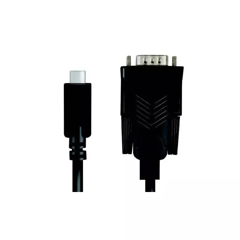 LogiLink AU0051A sériový adaptérový kábel USB-C na RS232 (DB9), 1,2 m, čierny