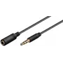 Microconnect AUDLG05G audio kábel 0,5 m 3,5 mm čierny