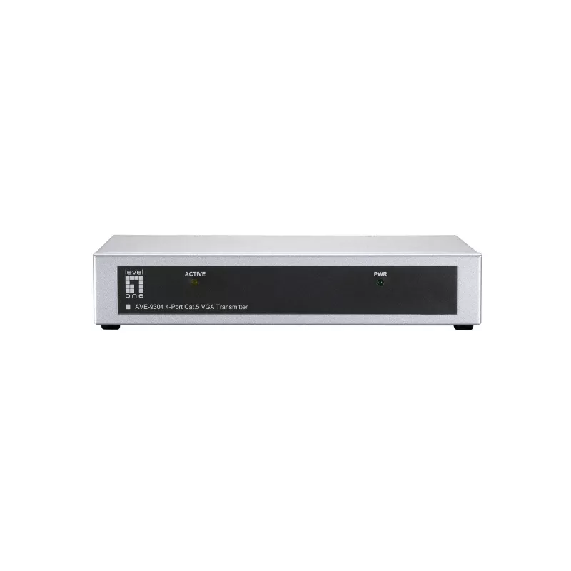 AV vysielač LevelOne 4-port Cat.5 VGA vysielač