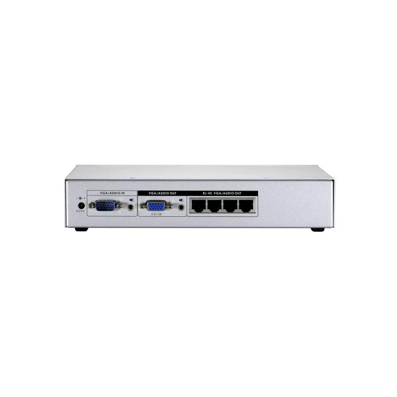 AV vysielač LevelOne 4-port Cat.5 VGA vysielač