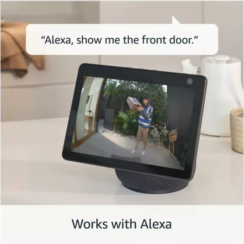 Amazon Ring Battery Video Doorbell Pro B0B2BNM4PV inteligentný video zvonček, Wi-Fi, HD+ video, nočné videnie, obojsmerný zvuk