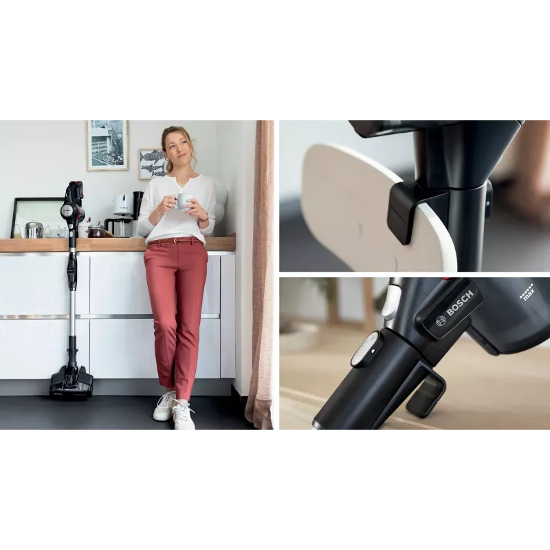 Bosch BCS712XXL tyčový vysávač/elektrická metla batéria suchý bez vrecka 0,3 L čierny 3 Ah