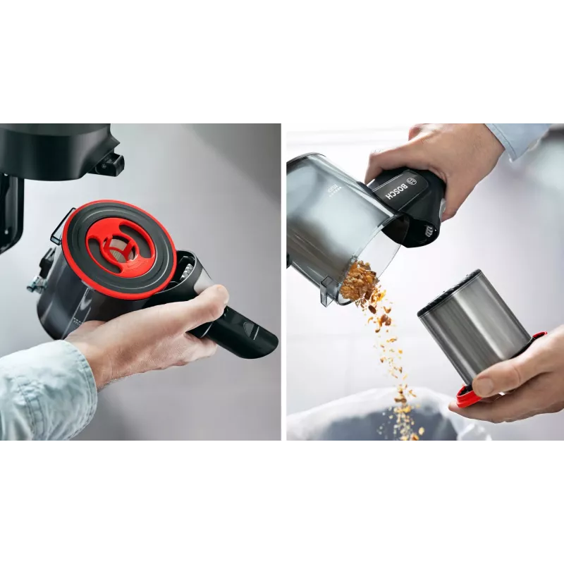 Bosch BCS712XXL tyčový vysávač/elektrická metla batéria suchý bez vrecka 0,3 L čierny 3 Ah