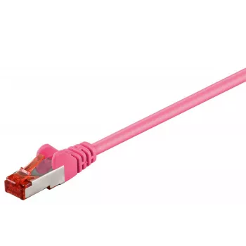 Sieťový kábel Microconnect B-FTP60025PI ružový 0,25 m Cat6 F/UTP (FTP)
