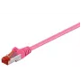 Sieťový kábel Microconnect B-FTP60025PI ružový 0,25 m Cat6 F/UTP (FTP)