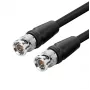 Microconnect BNC-HDSDI-1M koaxiálny kábel RG-6 čierny