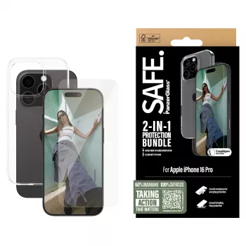 PanzerGlass SAFE. by 2-in-1 ochranné balenie iPhone '24 6,3 palca Pro