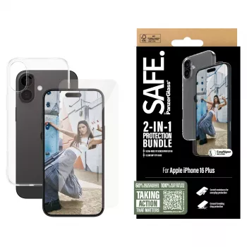 PanzerGlass SAFE. by ® 2-in-1 ochranné balenie iPhone '24 6,7 palca