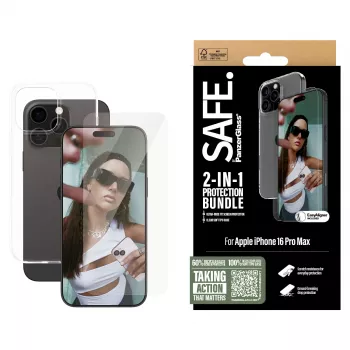 PanzerGlass SAFE. by ® 2-in-1 ochranné balenie iPhone 16 Pro Max