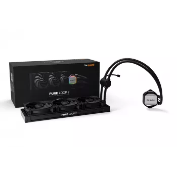 be quiet! Pure Loop 2 | 360mm procesorový All-in-One kvapalinový chladič 12 cm čierny 1 ks