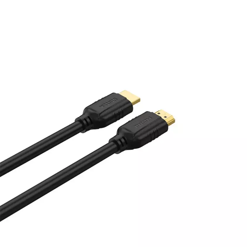 Unitek C11079BK-10M kábel HDMI 2.0, 4K 60 Hz, 10 m, HDMI typ A samec–samec, 18 Gbps, HDR, ARC, CEC, pozlátený, čierny