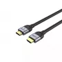 HDMI kábel UNITEK C11086GY01-2M 2m 48 Gbit/s ARC čierny sivý