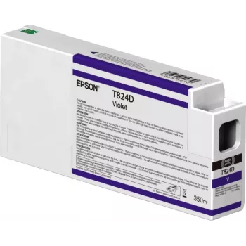 Epson jednotlivé balenie fialová T824D00 UltraChrome HDX 350ml, fialová, pigmentový atrament, 350 ml, 1 ks