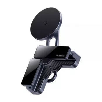 Magnetický držiak na displej do auta Baseus MaxView sivý pre uchytenie smartfónu a tabletu na displej vozidla