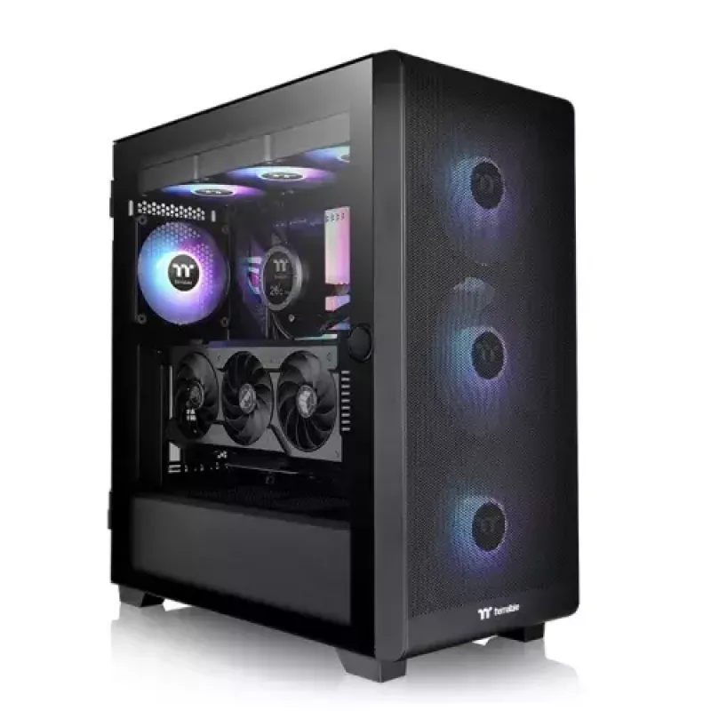 PC skriňa Thermaltake S250 TG Midi Tower čierna