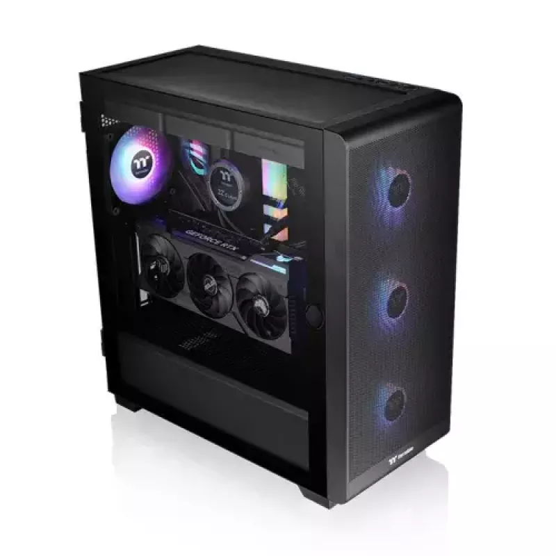 PC skriňa Thermaltake S250 TG Midi Tower čierna