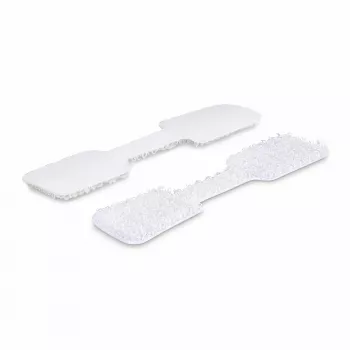 StarTech.com 3,5 palca (9cm) štítky na označenie káblov, balenie 100 ks, biela, suchý zips háčik-na-háčik káblové etikety, popisovateľné označenia káblov pre manažment káblov, sada etikiet na identifikáciu káblov