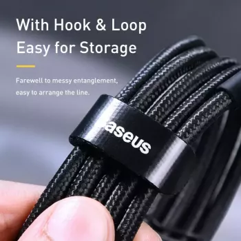 Baseus Cafule USB kábel USB 2.0 2 m USB C čierny