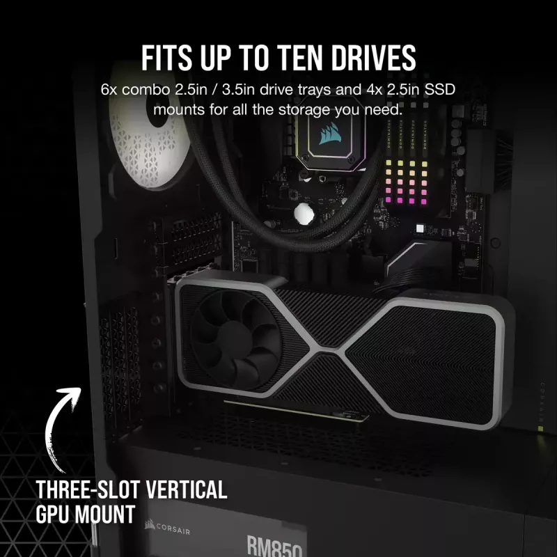 PC skriňa Corsair 7000D Airflow Full Tower čierna