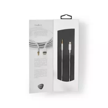Nedis CCTB39940AL10 Lightning kábel 1m hliník 3,5-mm konektor