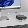 StarTech.com 6ft (2m) USB-C na DisplayPort 1.2 kábel, obojsmerný, 4K 60Hz, biela, video adaptérový kábel pre Apple MacBook Pro / Air M1 M2 M3 M4, Mac Mini / Studio, kompatibilný s Thunderbolt