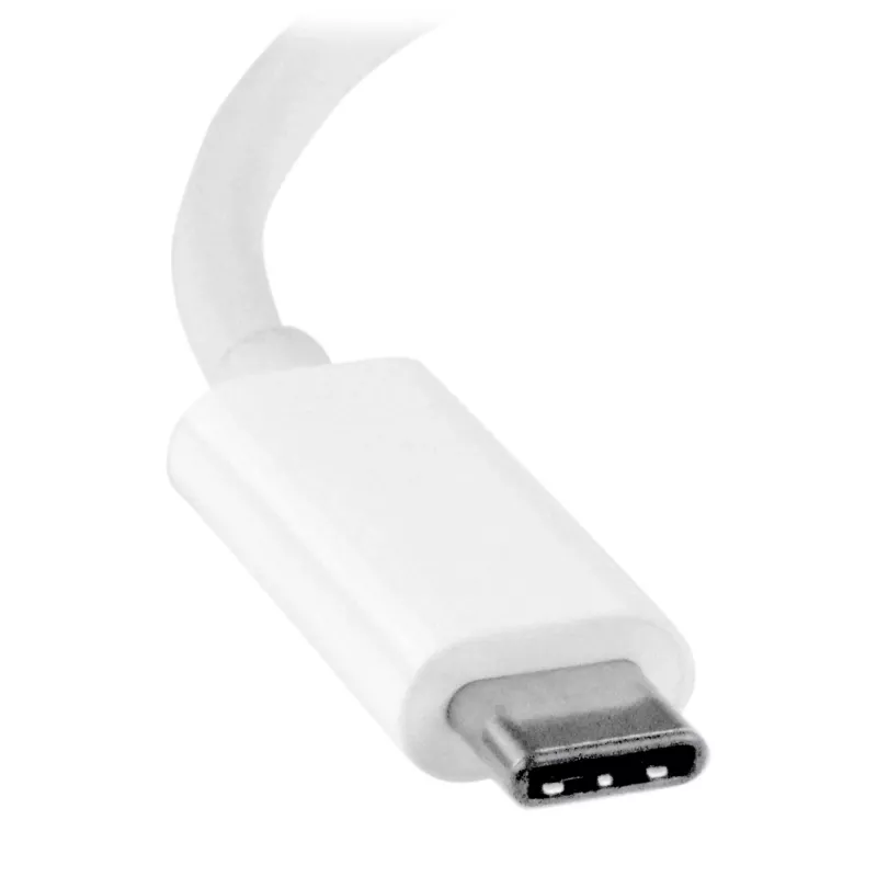 StarTech.com USB-C na DVI adaptér - biely, 3.2 Gen 2 (3.1 Gen 2), USB Type-C, DVI výstup, 1920 x 1200 pixelov