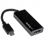 StarTech.com USB-C na HDMI adaptér s 4K 30Hz - čierny, 3.2 Gen 2 (3.1 Gen 2), USB Type-C, HDMI výstup, 3840 x 2160 pixelov