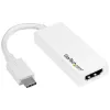 StarTech.com USB-C na HDMI adaptér - biely - 4K 60Hz, USB Type-C, HDMI výstup, 3840 x 2160 pixelov