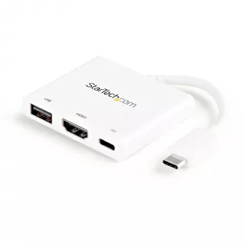 StarTech.com USB-C multiport adaptér s HDMI – USB 3.0 konektor – 60 W PD – biely